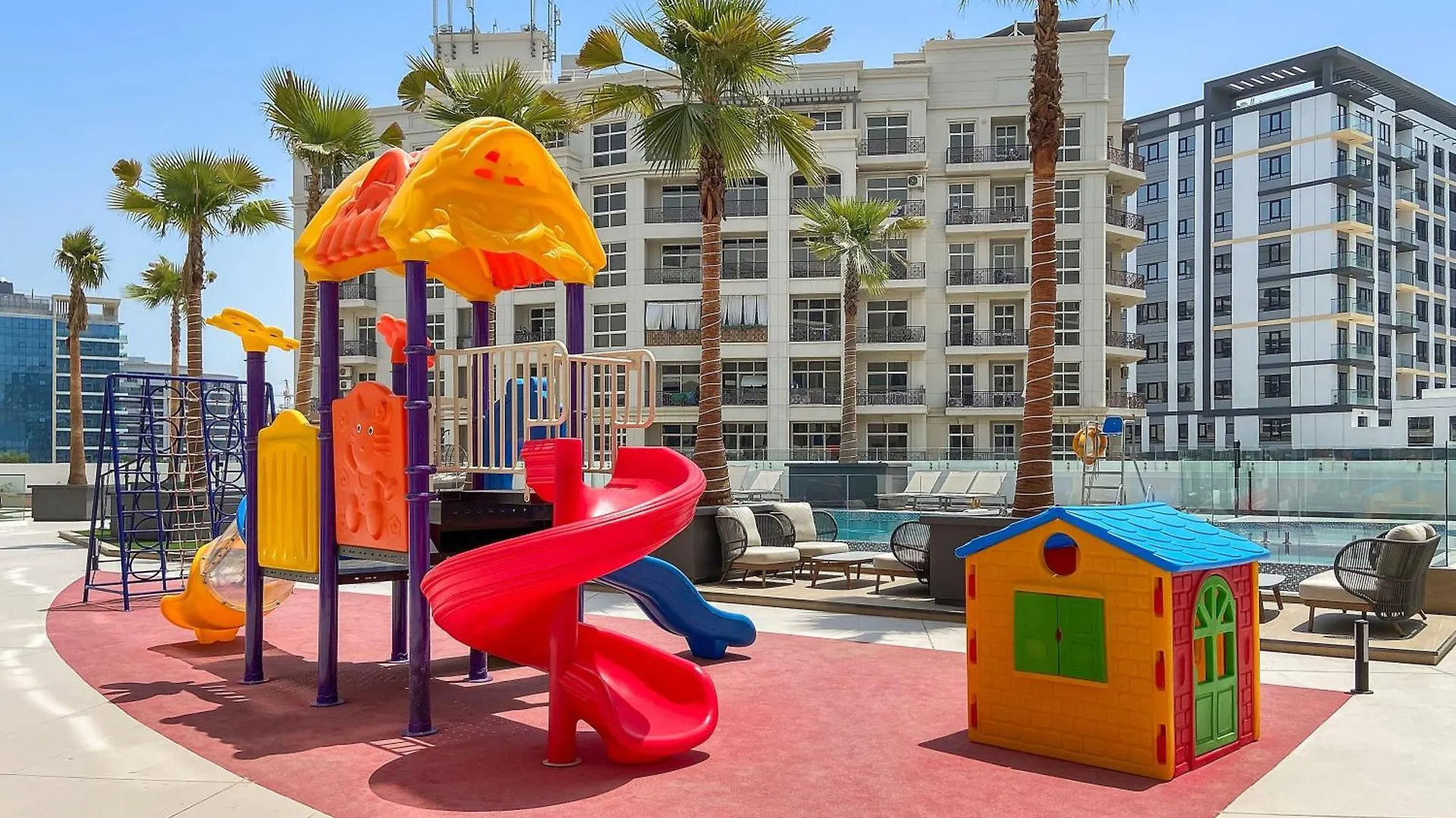 Lux Studio In Arjan With Pool And Full Amenities Dubai Apartment
